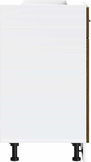 Floor Cabinet Brown Oak 80x46x81.5cm