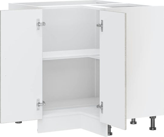 Corner Cabinet Floor Gray Sonoma 75.5x75.5x81.5cm