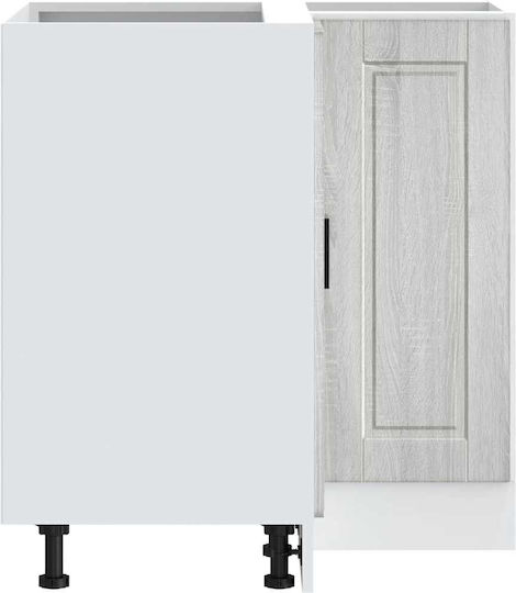 Corner Cabinet Floor Gray Sonoma 75.5x75.5x81.5cm