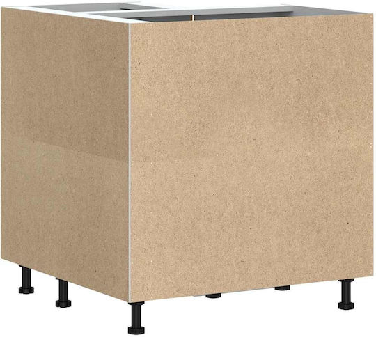 Corner Cabinet Floor Gray Sonoma 75.5x75.5x81.5cm