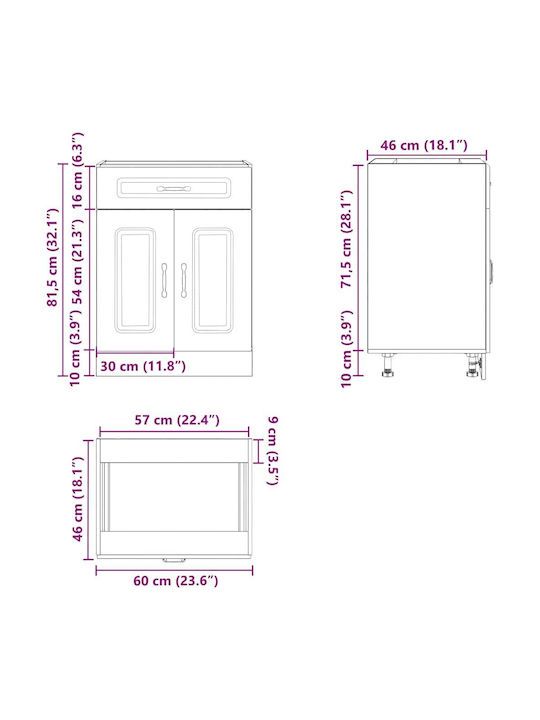 Alb 60x46x81.5buc
