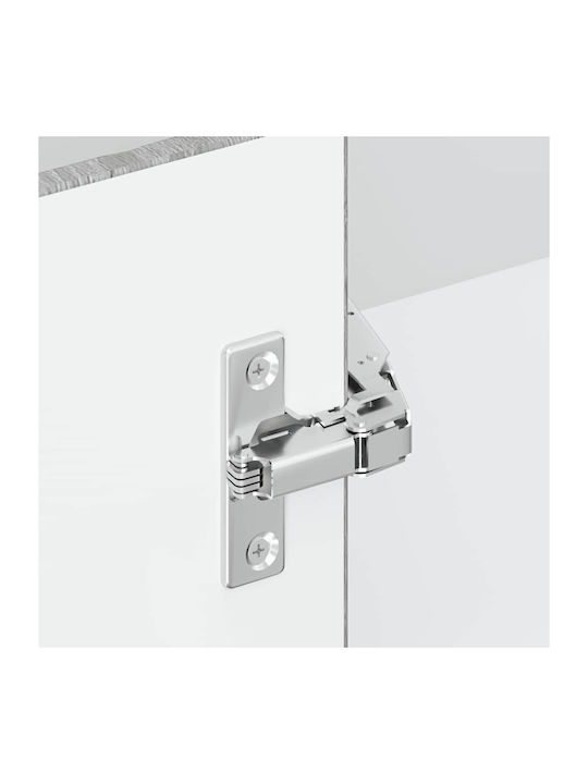 Dulap de Colț pardoseală Gray Sonoma 75.5x75.5x81.5buc