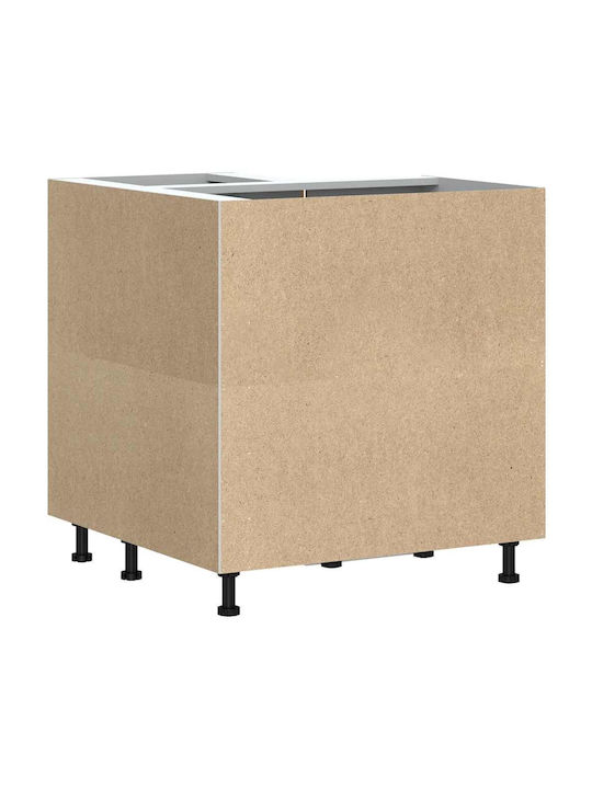 Eckschrank Boden Grey Concrete 75.5x75.5x81.5cm