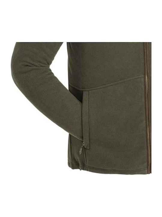 Pinewood Nydala Hunting Cardigan Fleece Brown