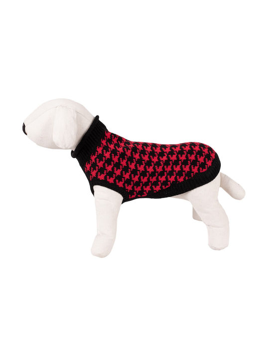 Happet Strickpullover Hund in Rot Farbe 30cm.
