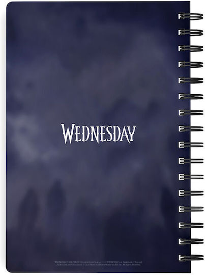 Sd Toys Set 4 Notebooks 80 Sheets A5 Wednesday Rain 3D