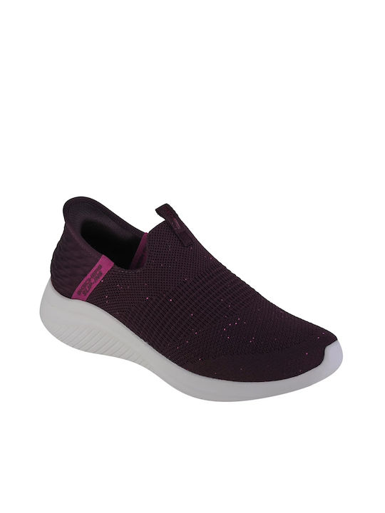 Skechers Ultra Women's Slip-Ons Burgundy