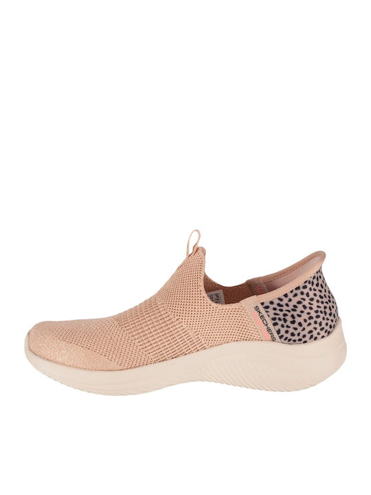 Ultra Flex Damen Slip-Ons Rosa