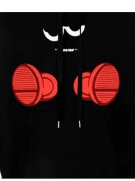 Sweatshirt mit Kapuze Black