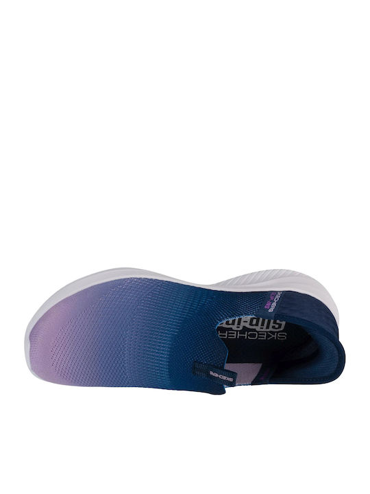 Ultra Flex 3.0 Beauty Blend Women's Slip-Ons Blue