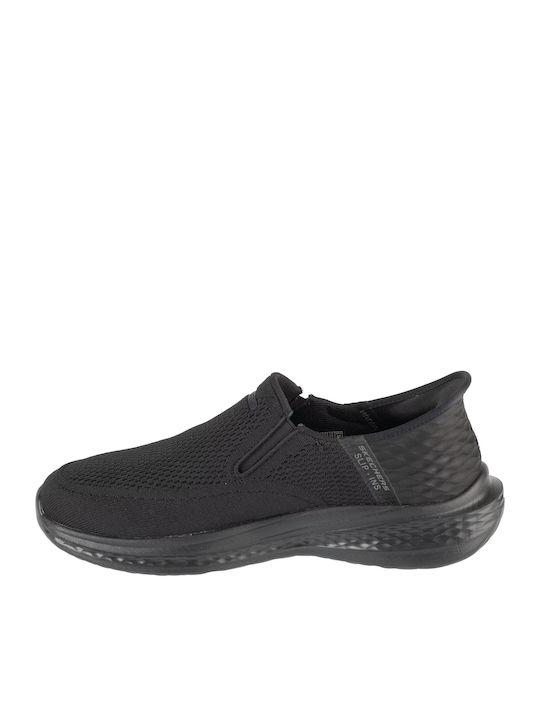 RF: Slade Deacon Men's Slip-Ons Black