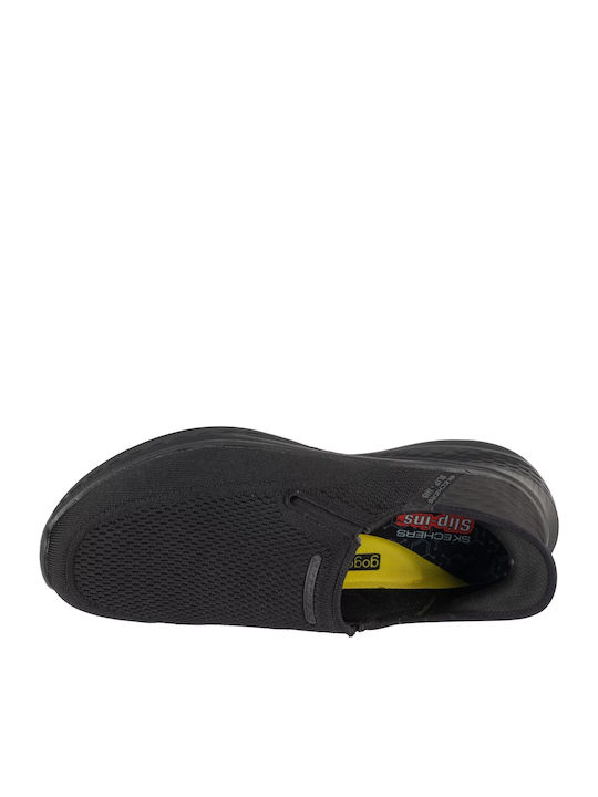 RF: Slade Deacon Men's Slip-Ons Black