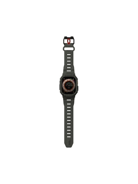 Skinarma Strap+mecha Cover 2in1 Apple Watch 49mm Olive
