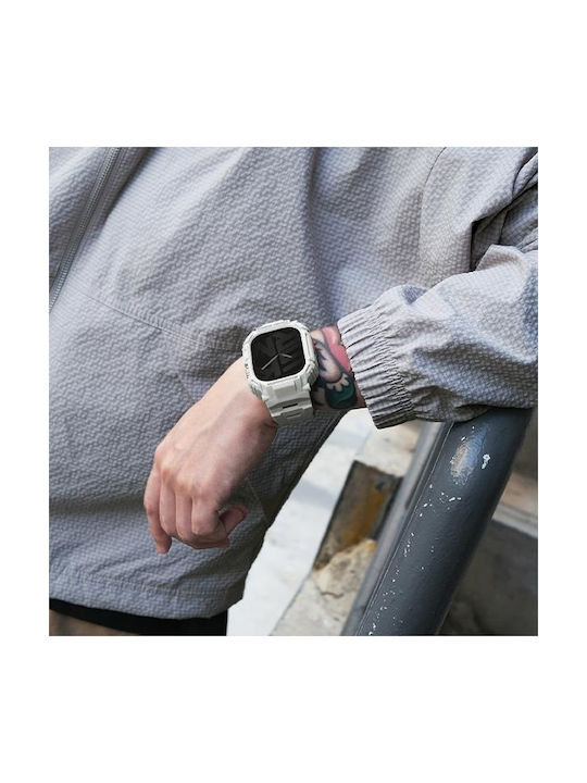 Skinarma Strap+Mecha Hülle 2in1 Apple Watch 49mm Oliv