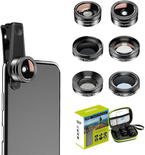 Apexel Phone Camera Lens Set Filter 3x