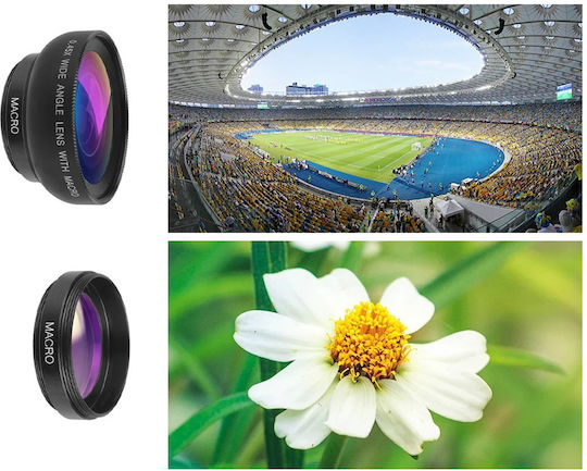 Verk Group Phone Camera Lens Set Wide Angle / Macro 0.45x