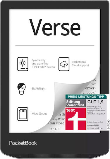 Pocketbook Verse 6" (8GB) Mist Grey