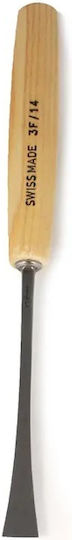 Pfeil 3f/14 Fishtail Wood Carving Chisel Slightly Curved Edge 14mm