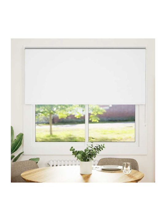 vidaXL Roller Blinds Total Blackout White W160xH150cm 4011920