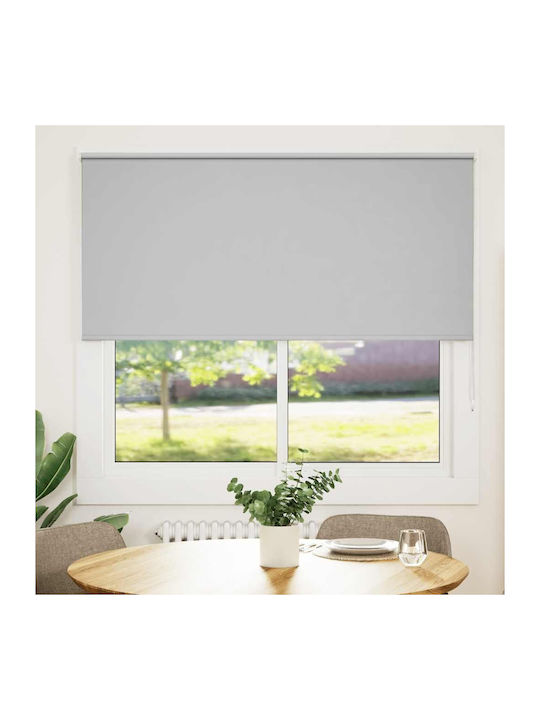 vidaXL Roller Blinds Total Blackout Gray W155xH175cm 4011425