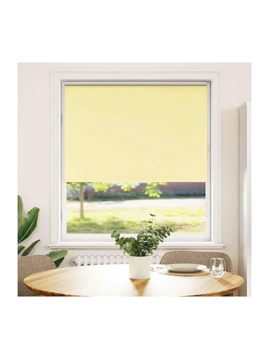 vidaXL Roller Blinds Total Blackout Yellow W110xH150cm 4012040