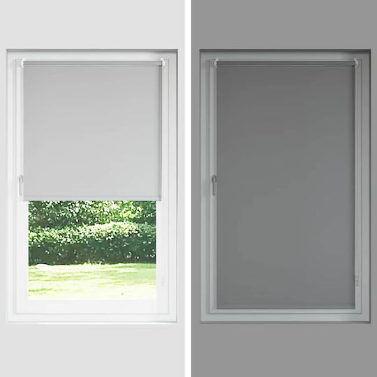 vidaXL Roller Blinds Total Blackout White W65xH175cm 4011927