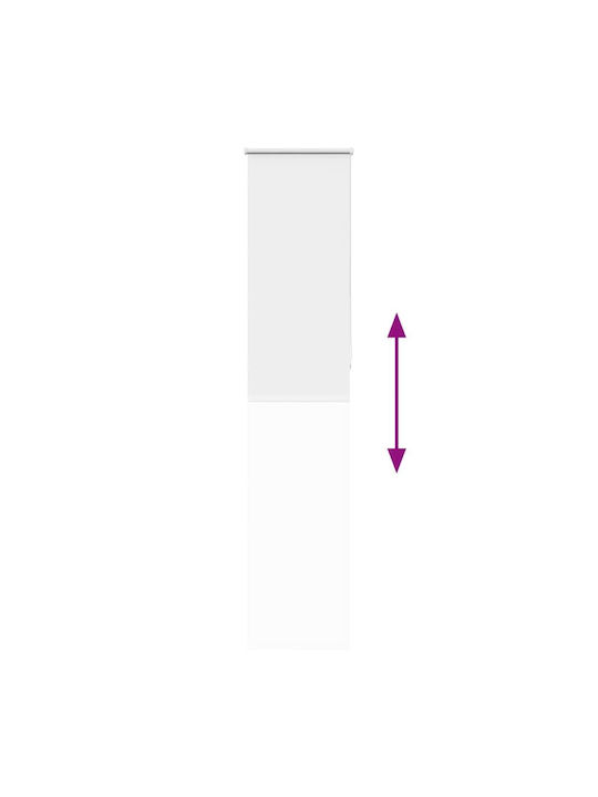vidaXL Roller Blinds Total Blackout White W60xH230cm 4011978