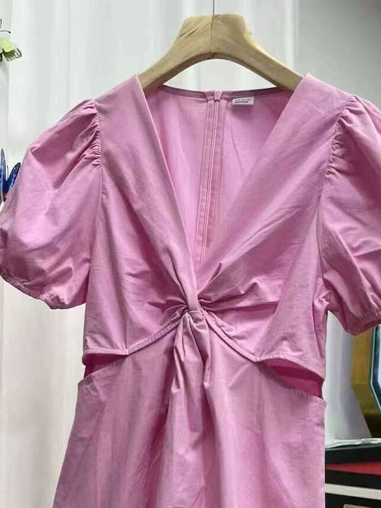Καλοκαιρινό Midi Φόρεμα Pink