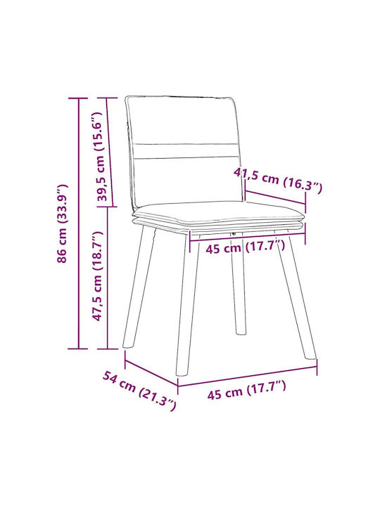 Столички Трапезария Синьо 2бр 45x54x86бр