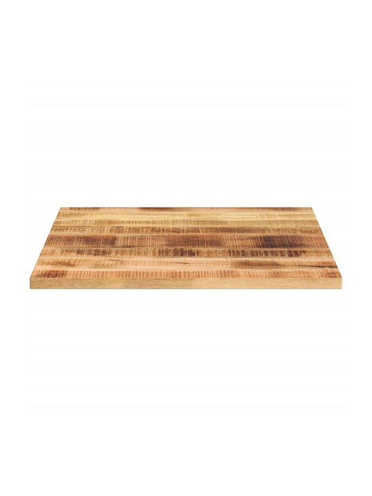 vidaXL Square Table Surface made of Solid Wood Brown 70x70x3.8cm 371409 1pcs