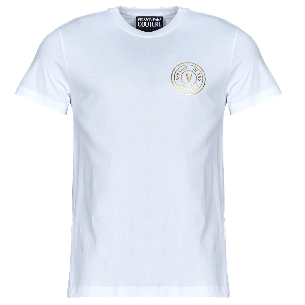 Tシャツ・カットソー VERSACE Men T Shirts 78GAHT00CJ00TG03 White Versace White T-shirt - Versace - Men | WE IN STYLE