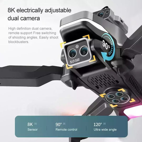 Mini dronă 8k cameră duală 15-20 minute timp de zbor evitare inteligentă a obstacolelor cameră duală 8k