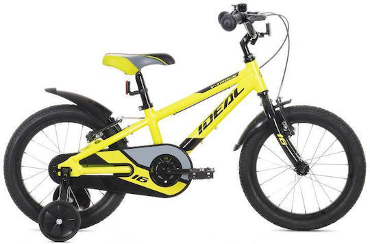 Ideal V-track 18" Kids Bicycle BMX with Aluminum Frame (2025) Yellow