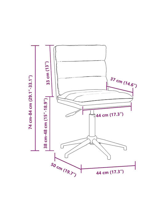 Chair Visitor in Black Color 44x50x74cm 1pcs