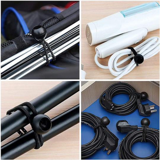 Set Elastic Balls Securing Tarps Banners Reusable 10 Pieces