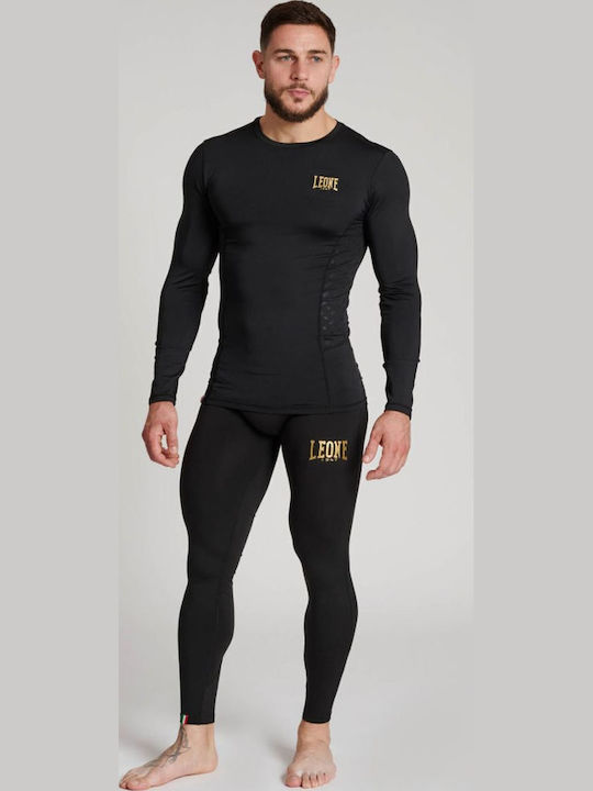 Leone 1947 Long Sleeve Shirt ABX708 for MMA Black