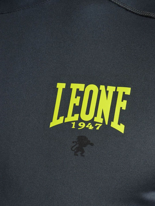 Leone 1947 Short Sleeve Shirt AB928 for Jiu-Jitsu / MMA Black