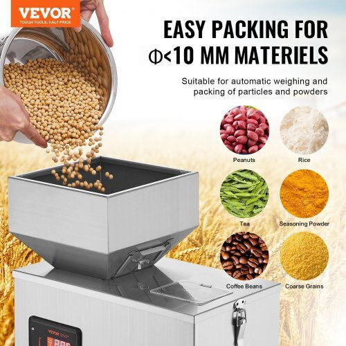 Vevor Αυτόματη Μηχανή Γεμίσματος Σκόνης 1-200g Μπουκάλια & Σακούλες Tsklfzjbzd12ckmhzv2