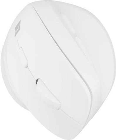 Natec Crake 2 Ασύρματο Εργονομικό Bluetooth Vertical Ποντίκι Λευκό