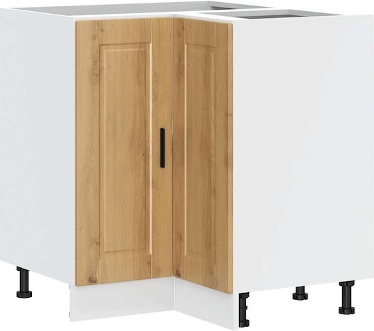 Eckschrank Boden Coffee 75.5x75.5x81.5cm