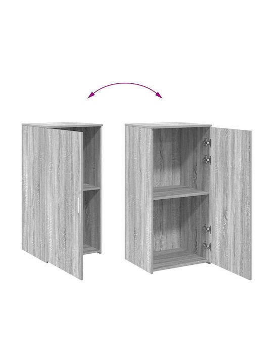 Wall-Mounted Living Room Cabinet made of Grey Particle Board Sonoma 50x45x103.5cm