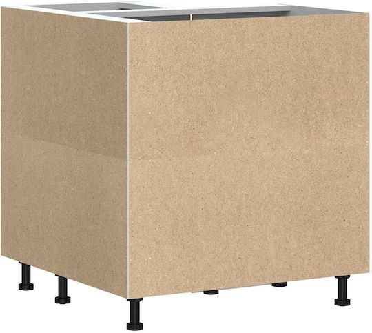 Eckschrank Boden Coffee 75.5x75.5x81.5cm