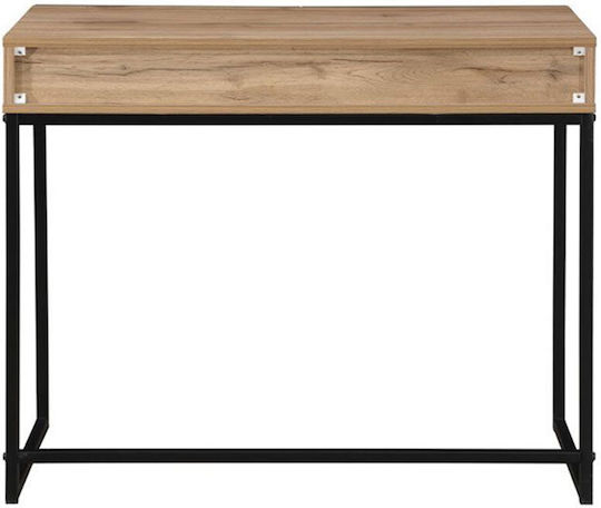 Verde Console Table Wood & Metal Natural Mint L90xW42xH75cm