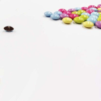 Bunte Schokoladen-Gefüllte Puffs 80g