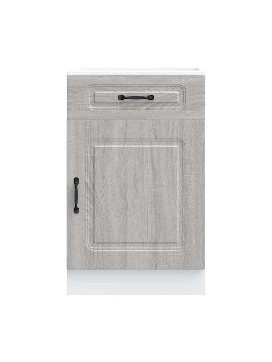 Floor Cabinet Gray Sonoma 50x46x81.5pcs