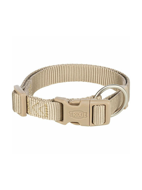 Trixie Dog Collar in Beige color