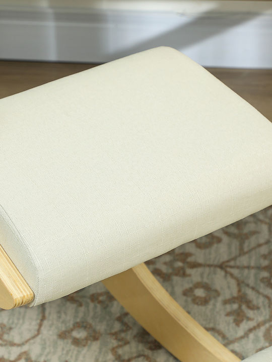 Scaun de Birou cu spătar Bej 55x85x55cm