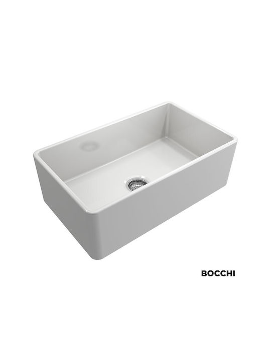 Bocchi 1138 Vessel Sink Porcelain W76xD46cm White