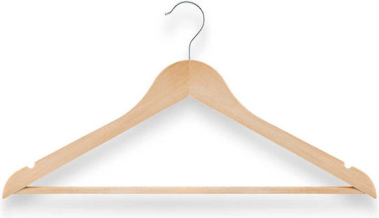 Massido Schrankbügel für Hosen Hölzernes Beige 30Stück