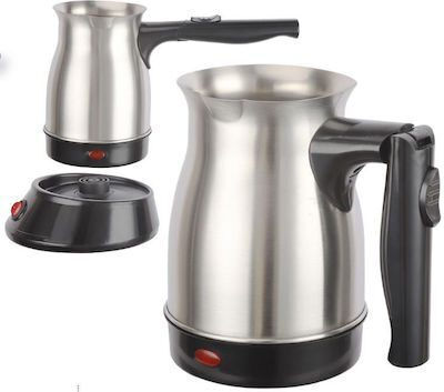 TnS Electric Greek Coffee Pot 800W with Capacity 600ml Inox